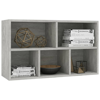 Boekenkast/Dressoir 50X25X80 Cm Spaanplaat Betongrijs