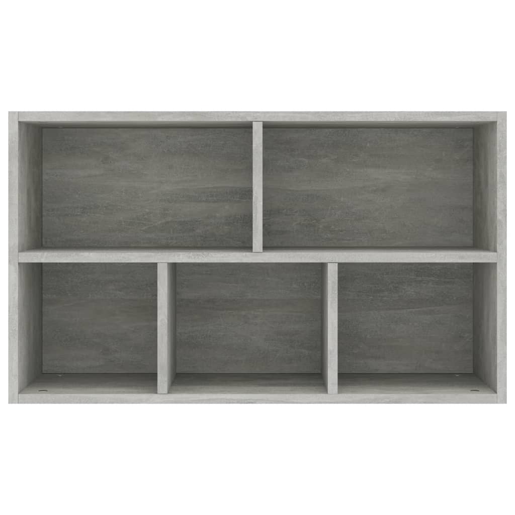 Boekenkast/Dressoir 50X25X80 Cm Spaanplaat Betongrijs