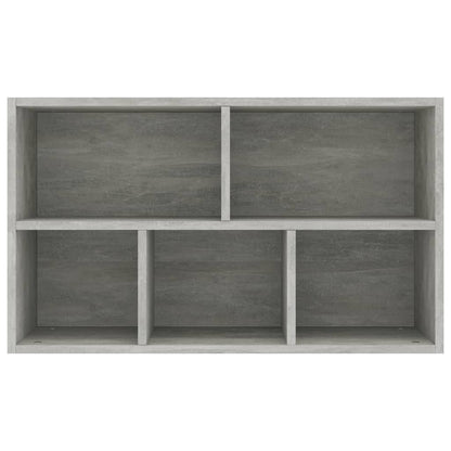 Boekenkast/Dressoir 50X25X80 Cm Spaanplaat Betongrijs