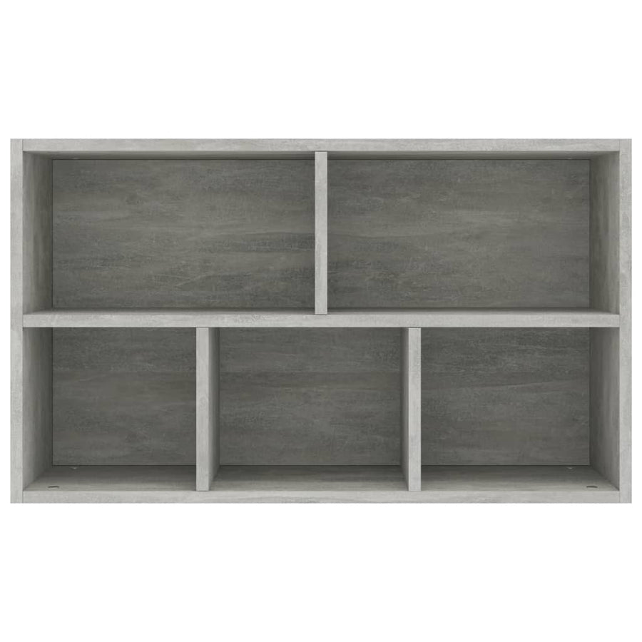 Boekenkast/Dressoir 50X25X80 Cm Spaanplaat Betongrijs