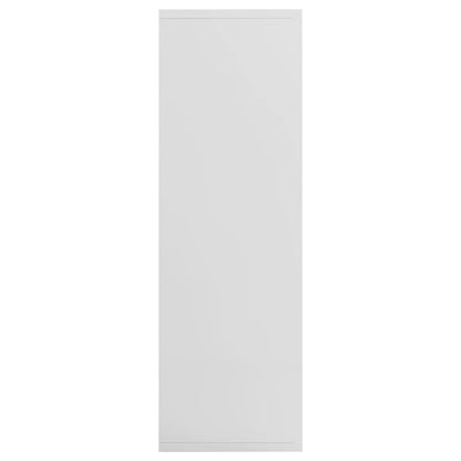 Boekenkast/Dressoir 50X25X80 Cm Spaanplaat Hoogglans wit