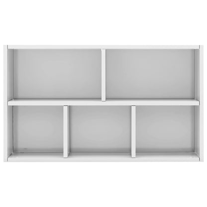 Boekenkast/Dressoir 50X25X80 Cm Spaanplaat Hoogglans wit