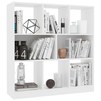 Boekenkast 97,5X29,5X00 Cm Bewerkt Hout Wit