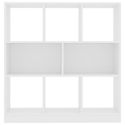 Boekenkast 97,5X29,5X00 Cm Bewerkt Hout Wit