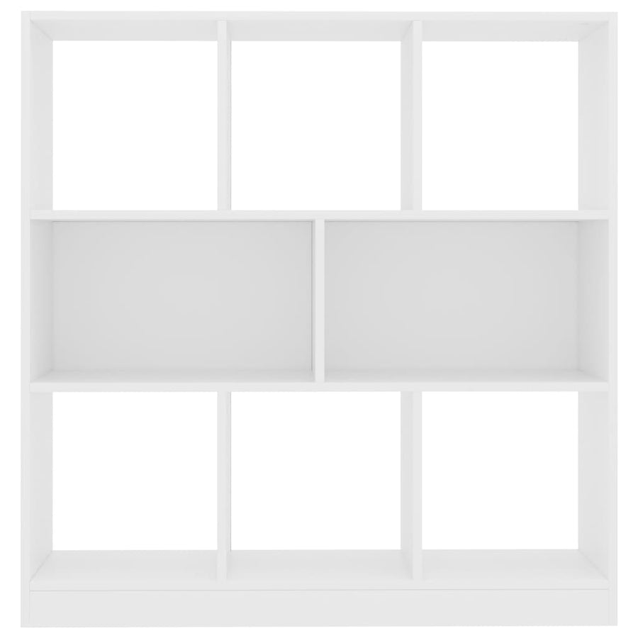Boekenkast 97,5X29,5X00 Cm Bewerkt Hout Wit