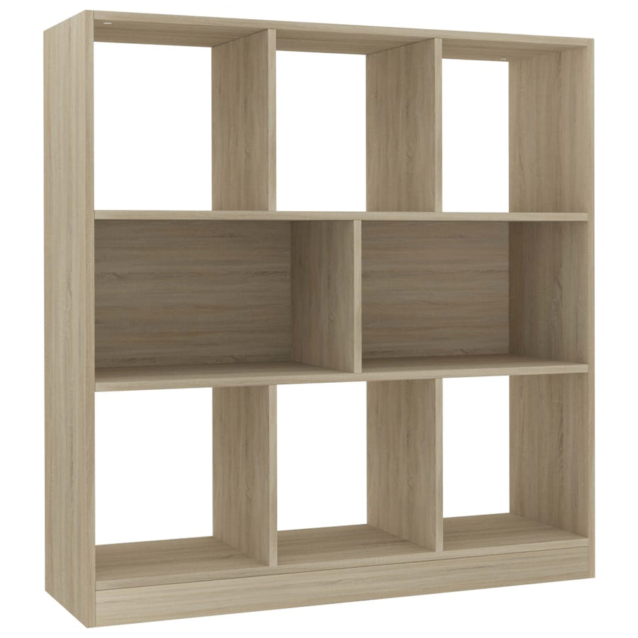 Boekenkast 97,5X29,5X00 Cm Bewerkt Hout Kleurig Sonoma eiken