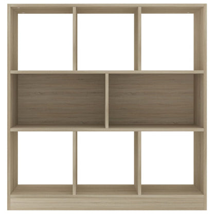 Boekenkast 97,5X29,5X00 Cm Bewerkt Hout Kleurig Sonoma eiken