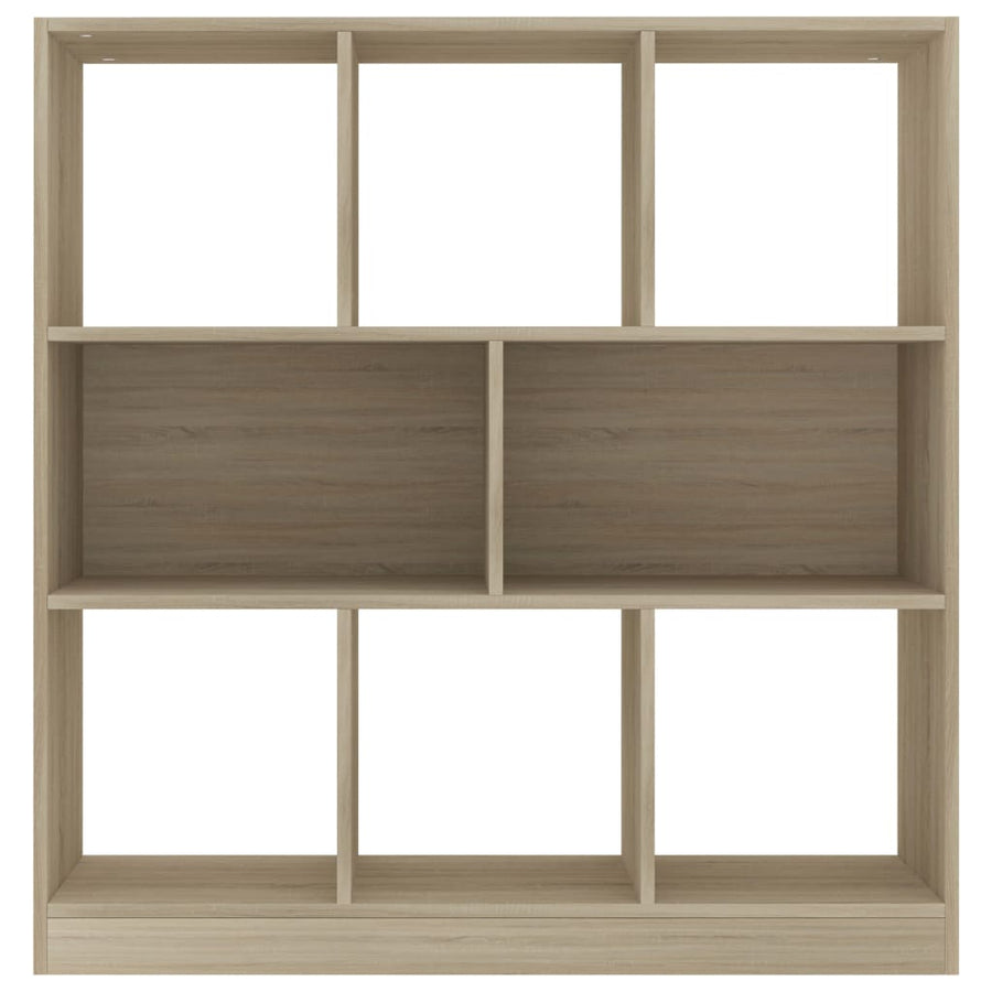 Boekenkast 97,5X29,5X00 Cm Bewerkt Hout Kleurig Sonoma eiken