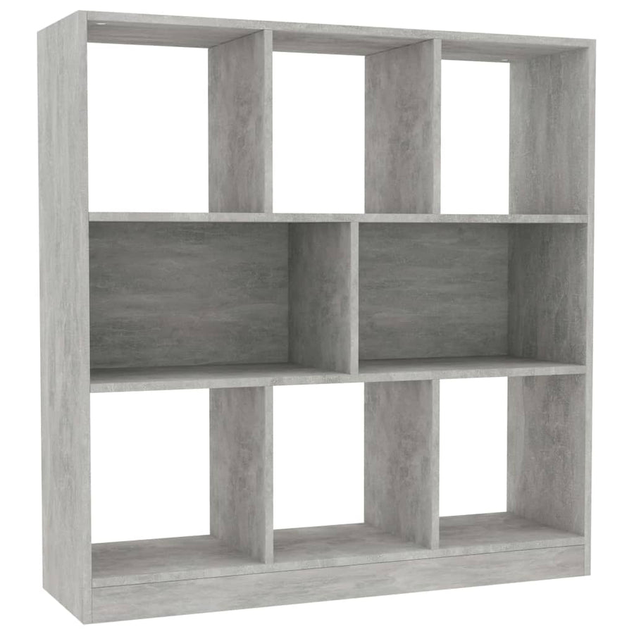 Boekenkast 97,5X29,5X00 Cm Bewerkt Hout Betongrijs