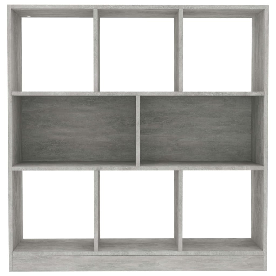Boekenkast 97,5X29,5X00 Cm Bewerkt Hout Betongrijs