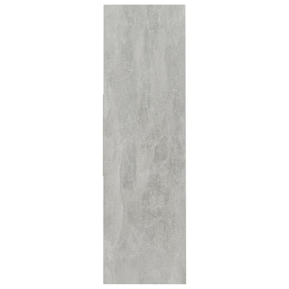 Boekenkast 97,5X29,5X00 Cm Bewerkt Hout Betongrijs