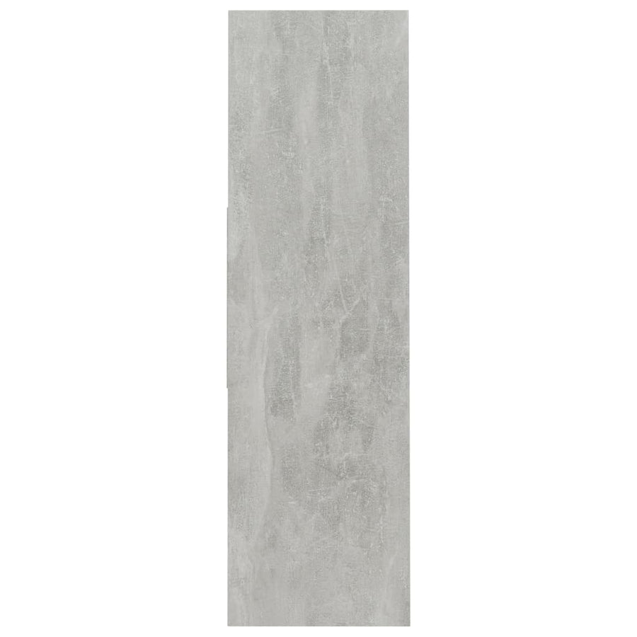 Boekenkast 97,5X29,5X00 Cm Bewerkt Hout Betongrijs