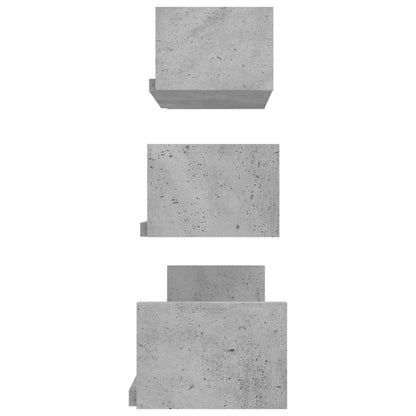 Wandschappen Bewerkt Hout Betongrijs