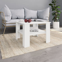 Salontafel 60X60X42 Cm Bewerkt Hout Wit