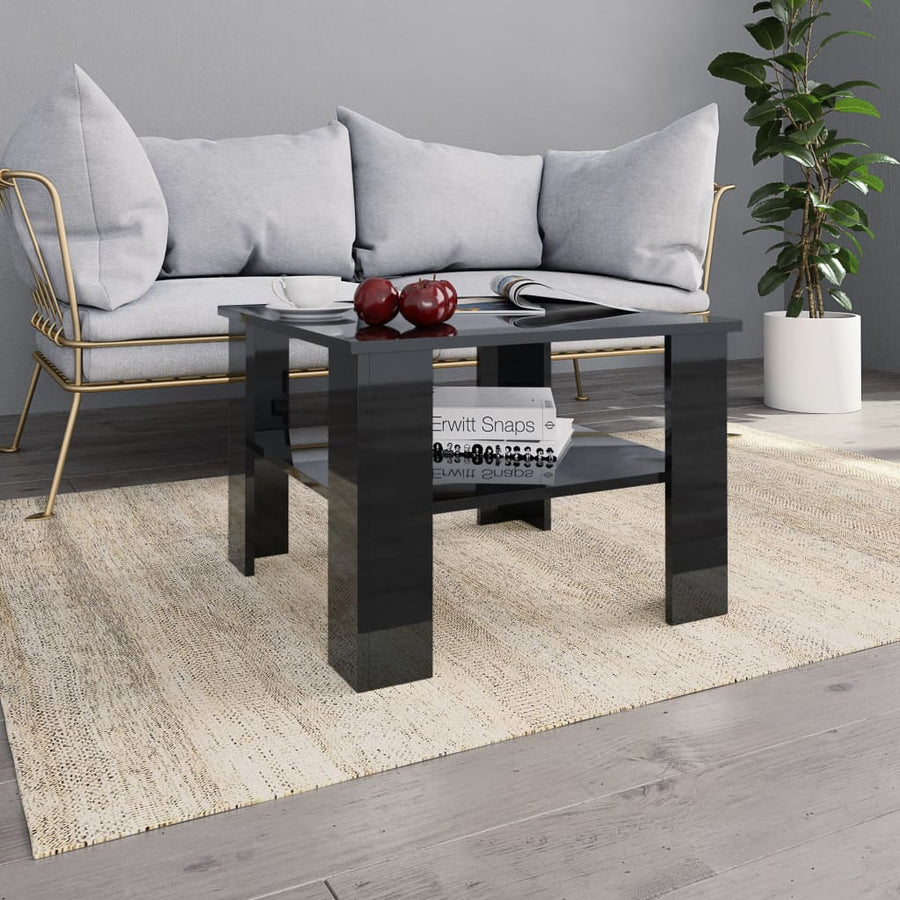 Salontafel 60X60X42 Cm Bewerkt Hout Wit
