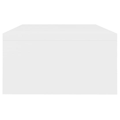 Monitorstandaard 42X24X3 Cm Bewerkt Hout Wit