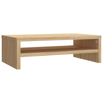 Monitorstandaard 42x24x13 cm bewerkt hout sonoma eikenkleurig Sonoma eiken