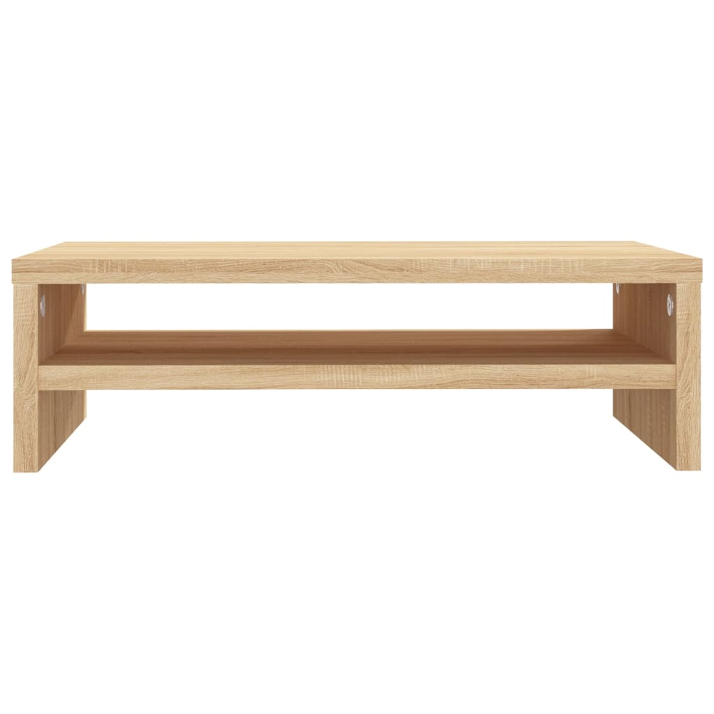 Monitorstandaard 42x24x13 cm bewerkt hout sonoma eikenkleurig Sonoma eiken