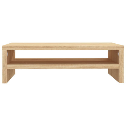 Monitorstandaard 42x24x13 cm bewerkt hout sonoma eikenkleurig Sonoma eiken