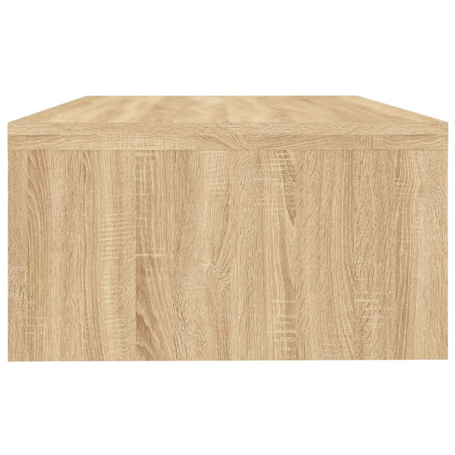 Monitorstandaard 42x24x13 cm bewerkt hout sonoma eikenkleurig Sonoma eiken