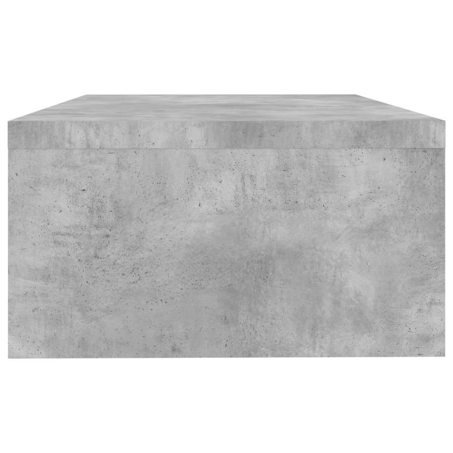 Monitorstandaard 42x24x13 cm spaanplaat betongrijs Betongrijs