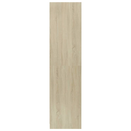Kledingkast Bewerkt Hout Kleurig Sonoma Eiken 3 schappen 50 x 50 x 200 cm