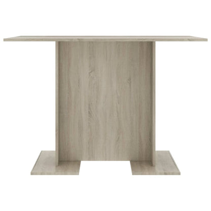 Eettafel 110X60X75 Cm Bewerkt Hout Sonoma Eikenkleurig