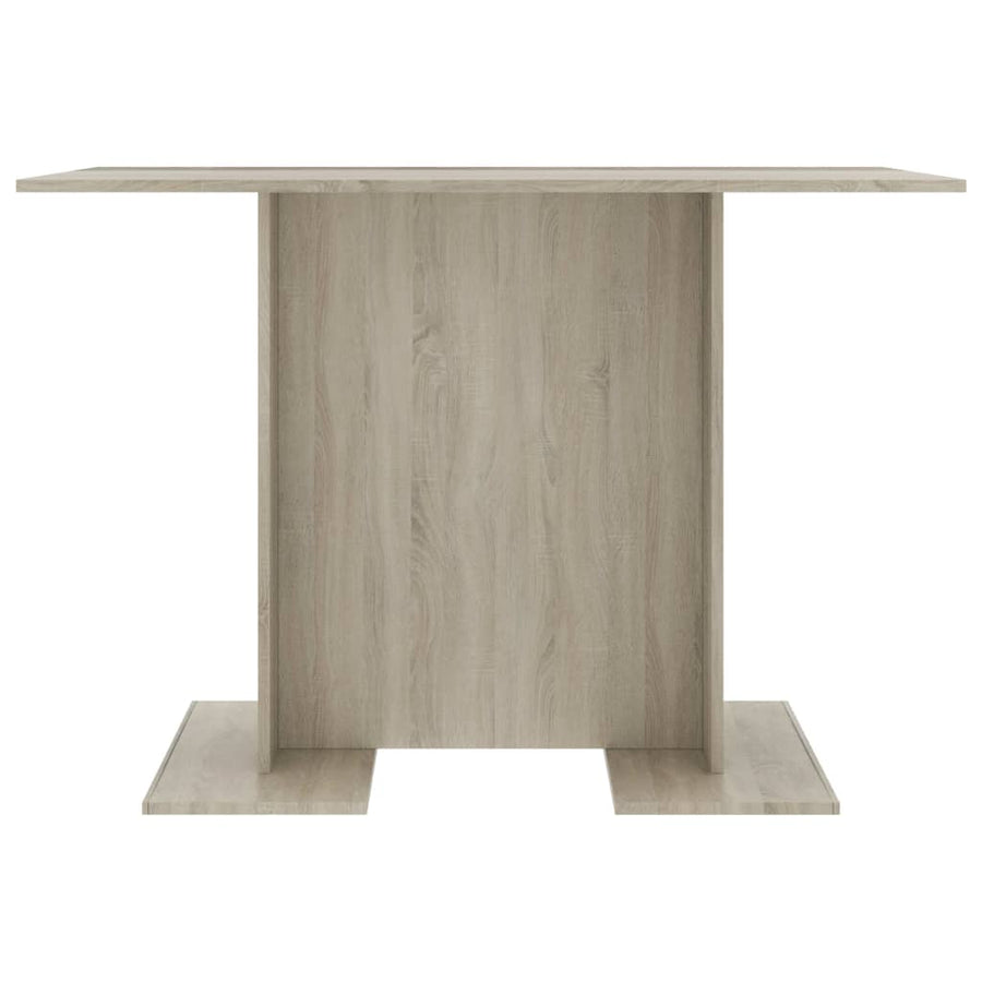 Eettafel 110X60X75 Cm Bewerkt Hout Sonoma Eikenkleurig