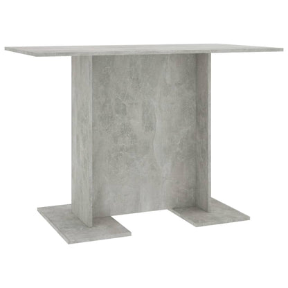 Eettafel 110X60X75 Cm Bewerkt Hout Betongrijs