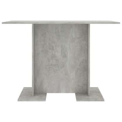 Eettafel 110X60X75 Cm Bewerkt Hout Betongrijs