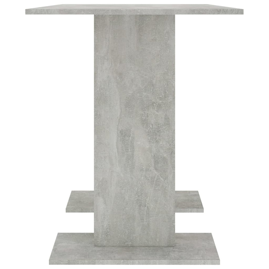 Eettafel 110X60X75 Cm Bewerkt Hout Betongrijs
