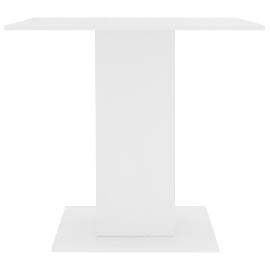 Eettafel 80X80X75 Cm Spaanplaat Wit