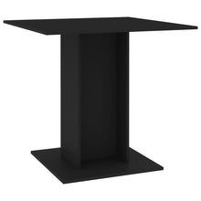 Eettafel 80X80X75 Cm Spaanplaat Zwart