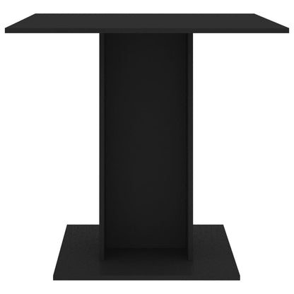 Eettafel 80X80X75 Cm Spaanplaat Zwart