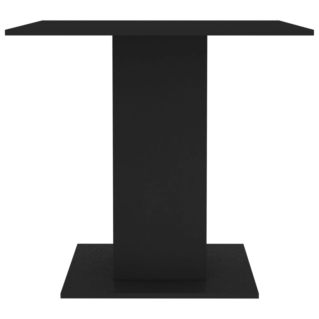 Eettafel 80X80X75 Cm Spaanplaat Zwart