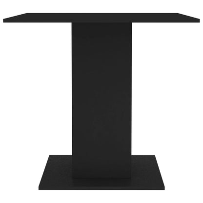 Eettafel 80X80X75 Cm Spaanplaat Zwart