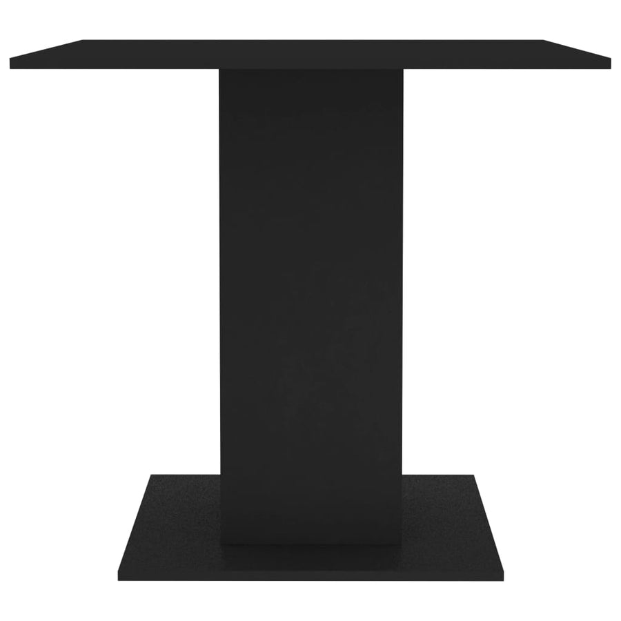 Eettafel 80X80X75 Cm Spaanplaat Zwart