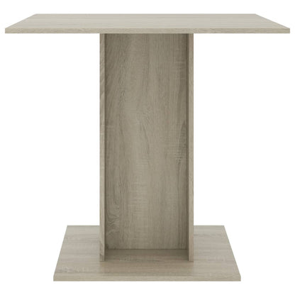 Eettafel 80x80x75 cm spaanplaat sonoma eikenkleurig Sonoma eiken