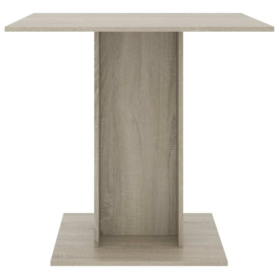 Eettafel 80x80x75 cm spaanplaat sonoma eikenkleurig Sonoma eiken