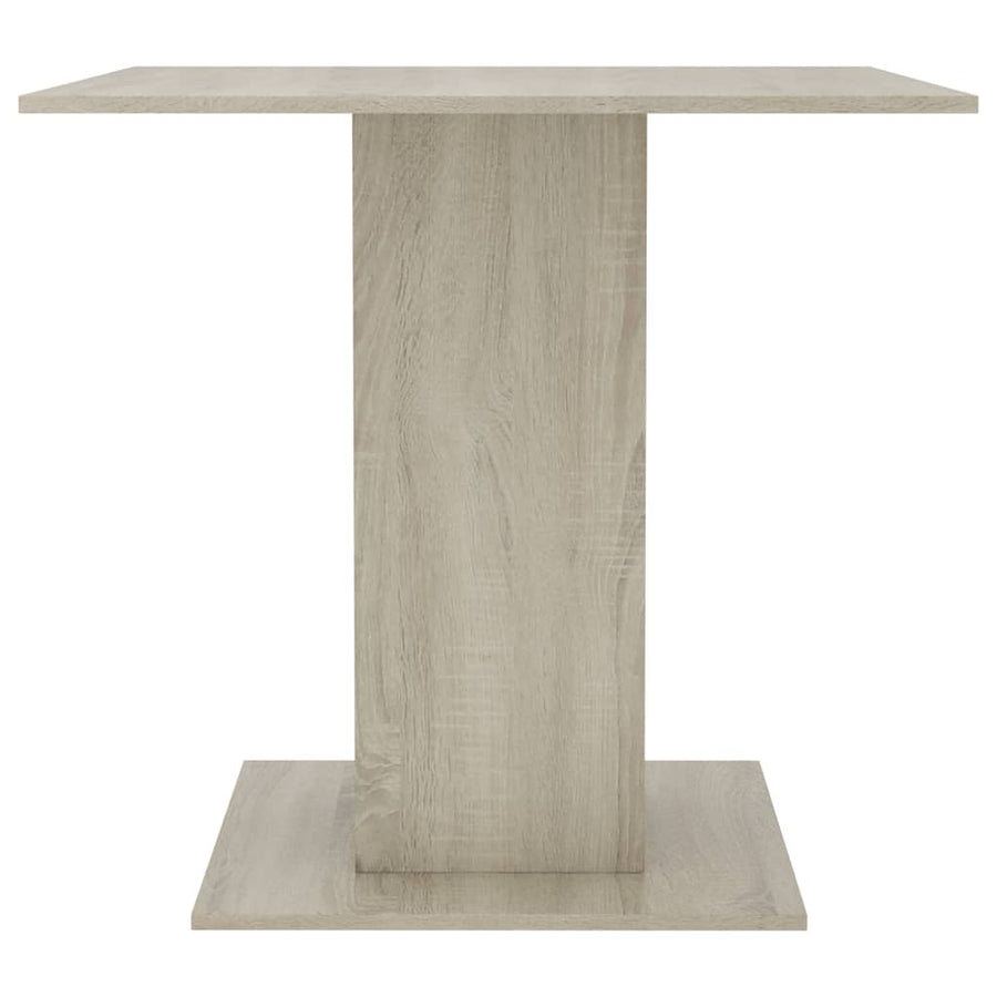 Eettafel 80x80x75 cm spaanplaat sonoma eikenkleurig Sonoma eiken