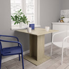 Eettafel 80x80x75 cm spaanplaat sonoma eiken