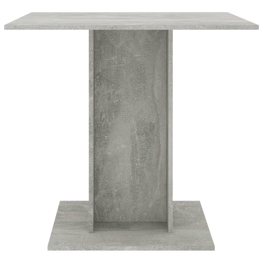 Eettafel 80X80X75 Cm Spaanplaat Betongrijs