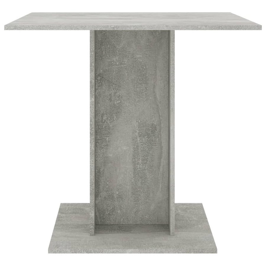 Eettafel 80X80X75 Cm Spaanplaat Betongrijs