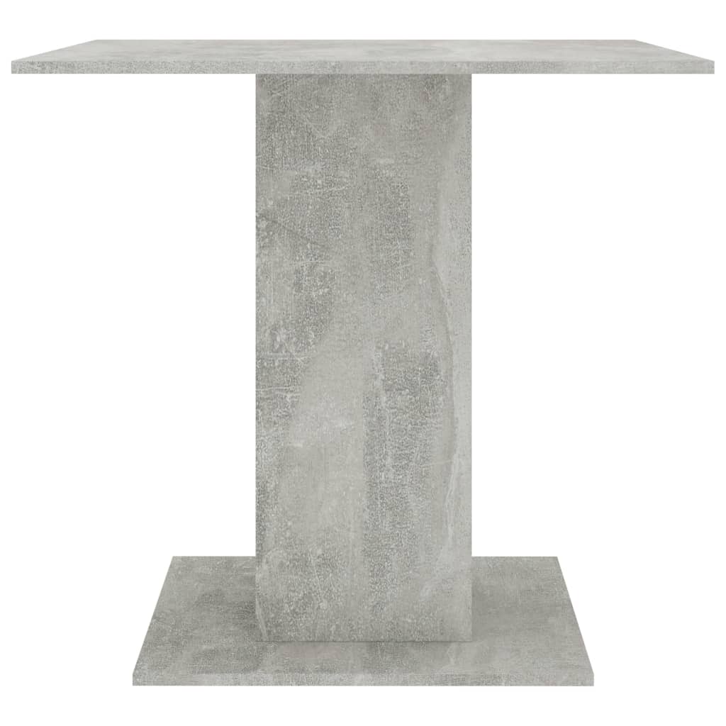 Eettafel 80X80X75 Cm Spaanplaat Betongrijs