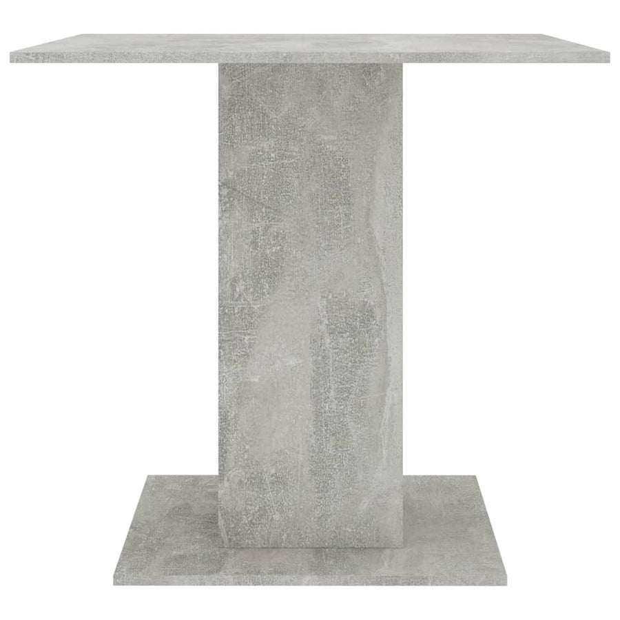 Eettafel 80X80X75 Cm Spaanplaat Betongrijs