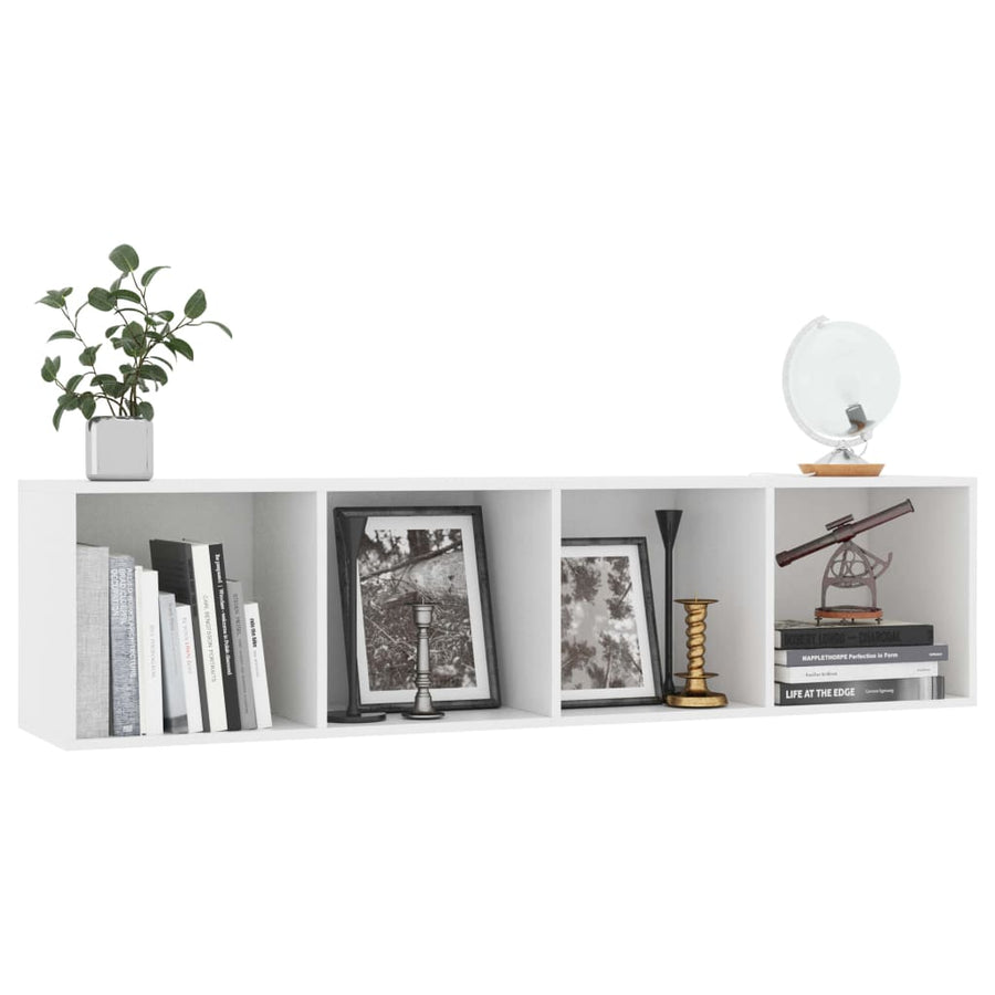 Boekenkast/Tv-Meubel 43X30X36 Cm Wit