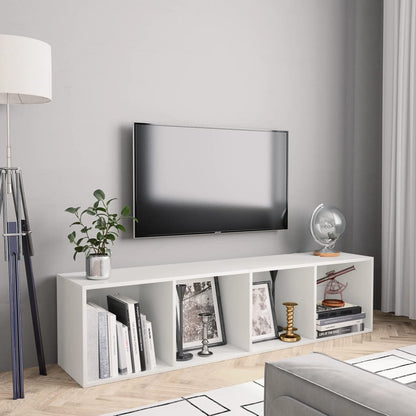 Boekenkast/Tv-Meubel 43X30X36 Cm Wit