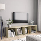 Bookcase/TV stand 143x30x36 cm Sonoma oak-colored