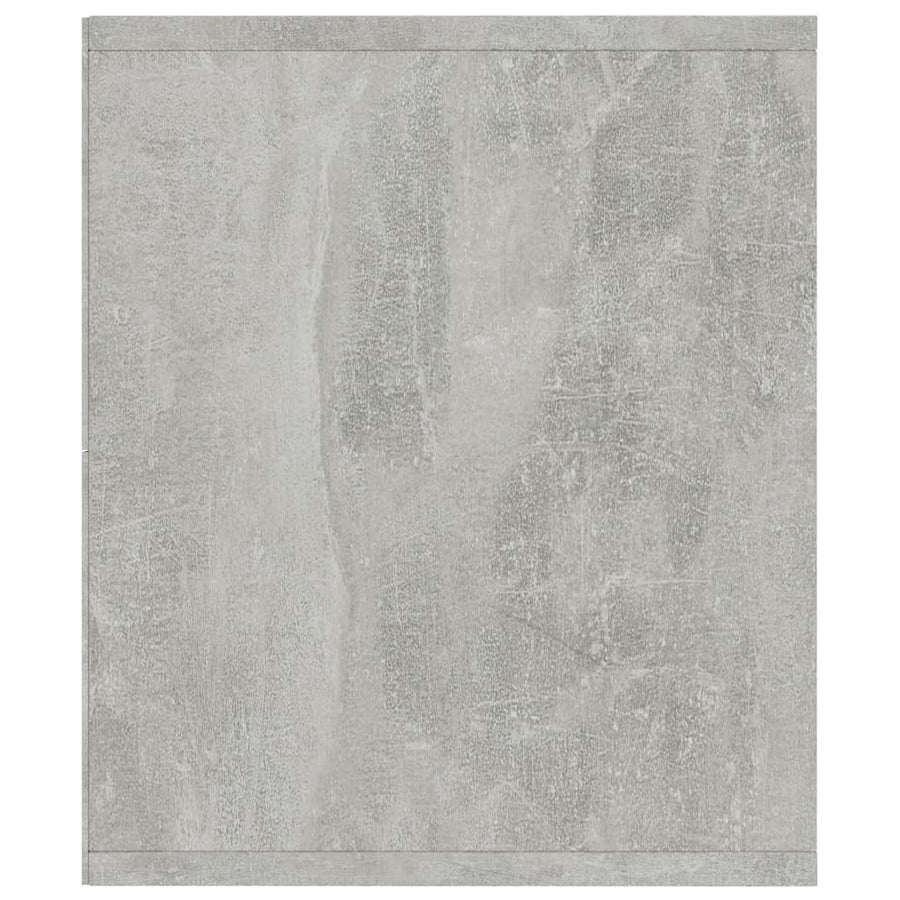 Boekenkast/tv-meubel 143x30x36 cm betongrijs Betongrijs