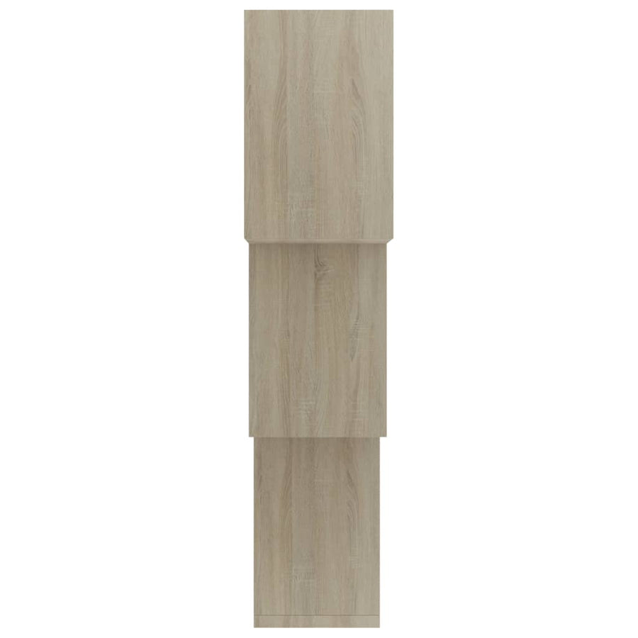 Wandschappen kubus 68x15x68 cm spaanplaat sonoma eikenkleurig Sonoma eiken